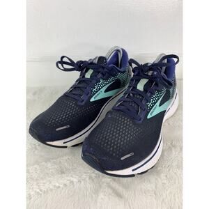 Brooks Ghost 14 Women's Size 10 Blue & White Athletic Running Shoes